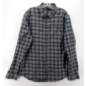 Under Armour Shirt XL Flannel Plaid Pocket Snap Down Hiking Collared